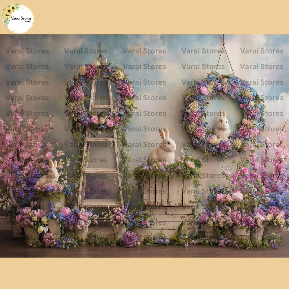 2 - 5×7 Feet Fabric Printed Backdrop