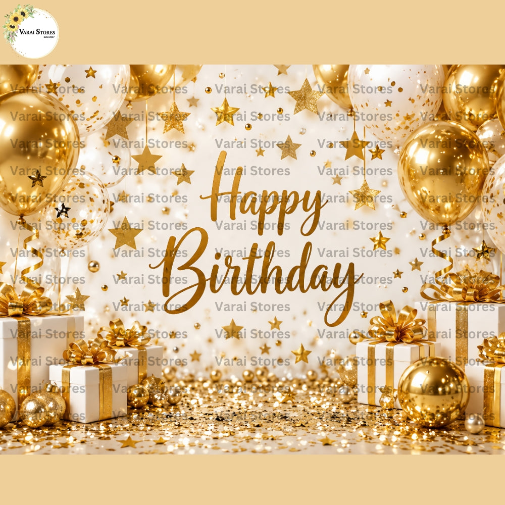 Birthday Backdrop - 02 (5x7) feet