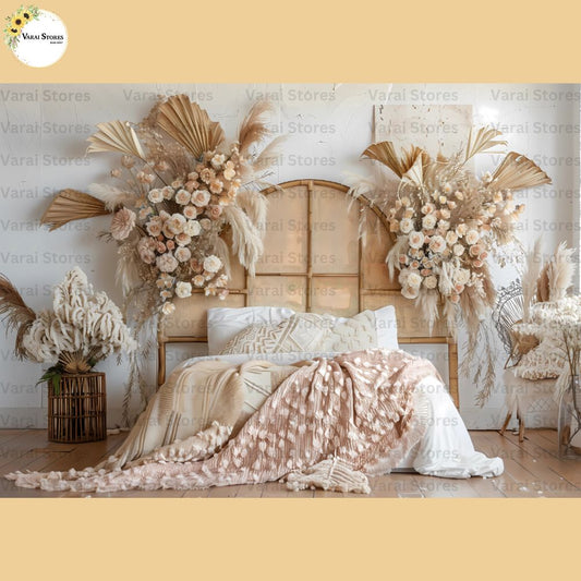 Boho Room - Printed Baby Backdrop