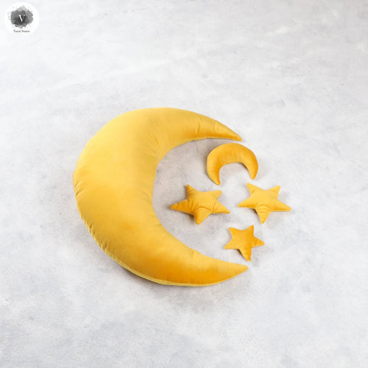 MOON PILLOW SET - YELLOW