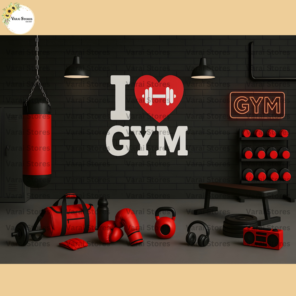 Gym  -   Fabric Printed Backdrop (5x7) feet