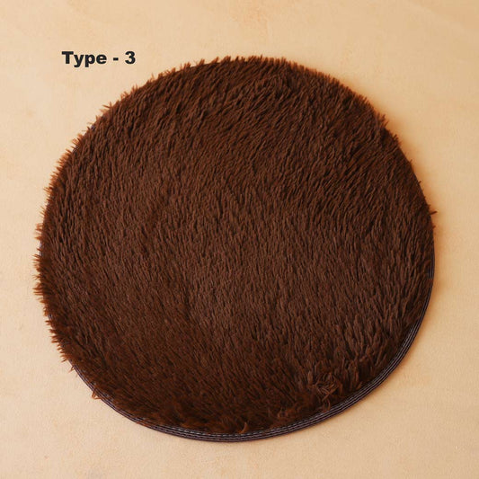 FUR MAT - BROWN