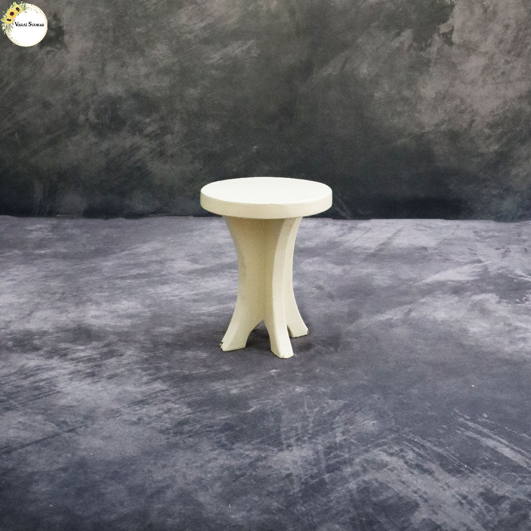 MINI STOOL - CREAM