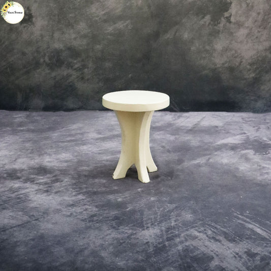 MINI STOOL - CREAM