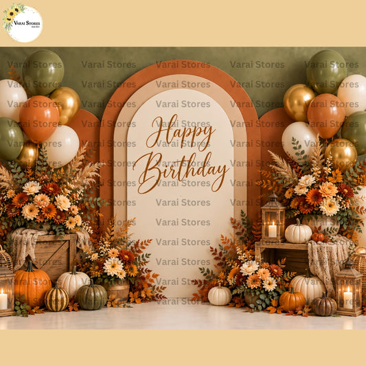 Birthday Backdrop - 01  (5x7) feet