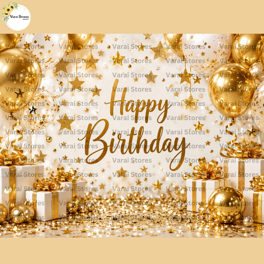 Birthday Backdrop - 02  (5x7) feet