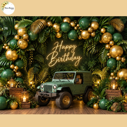 Birthday Backdrop - 03  (5x7) feet