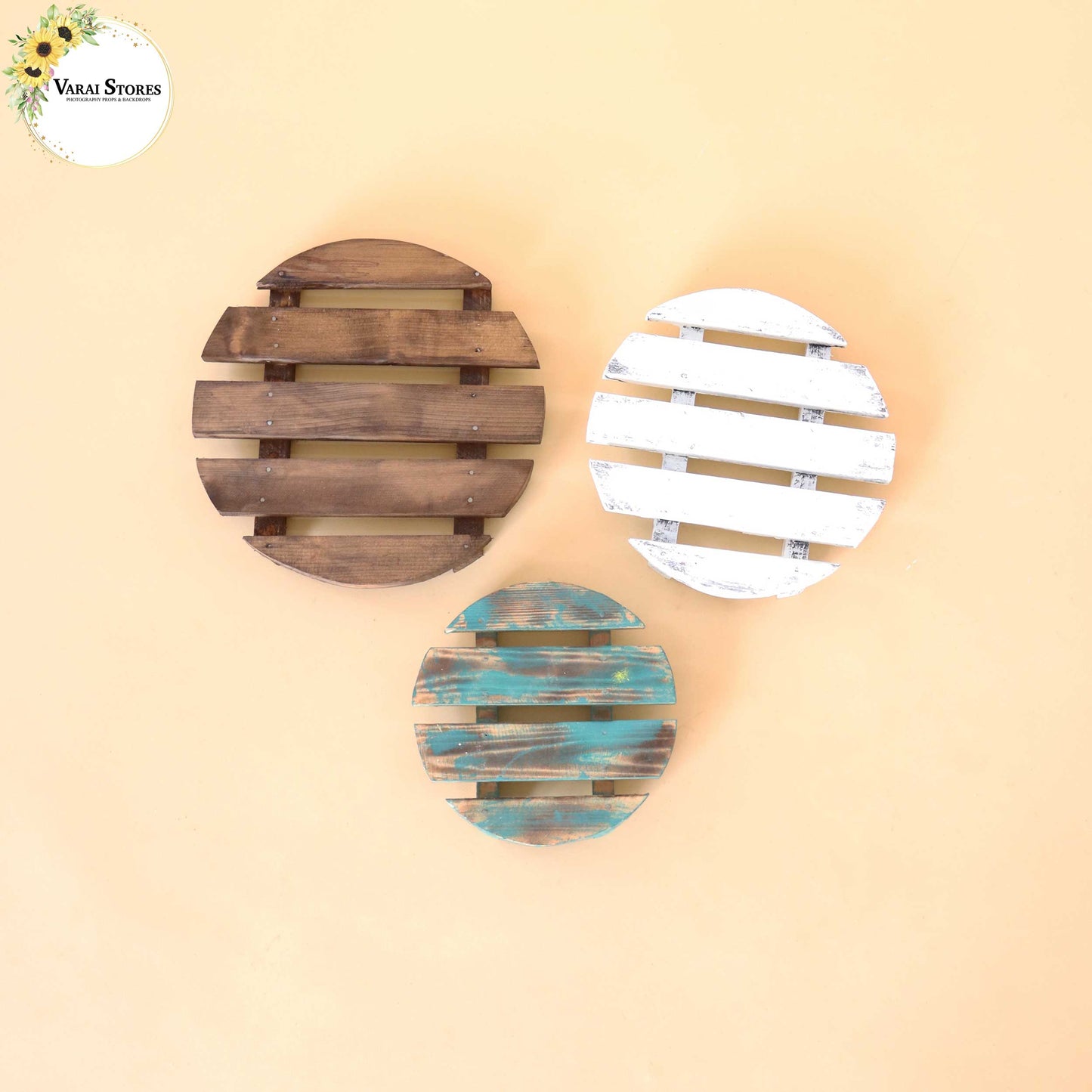 WOODEN PROPS - 49 (Set of 3)