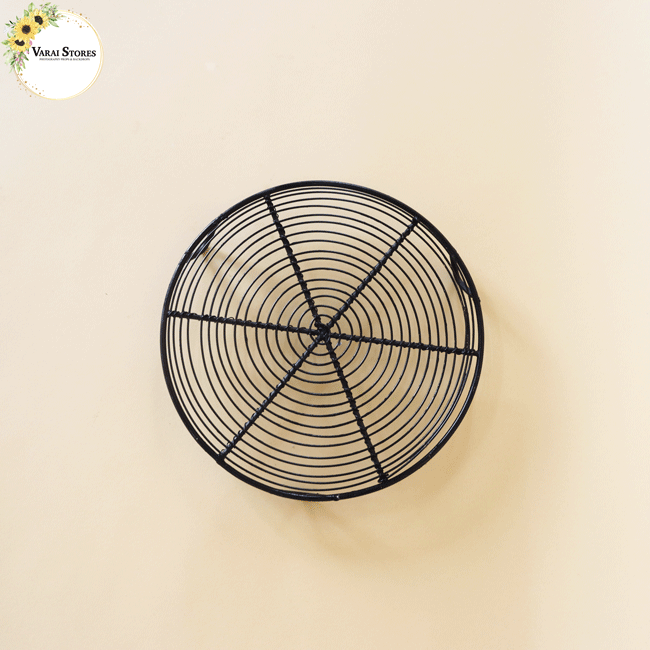 ROUND WIRE RACK - TYPE 2 (BLACK)