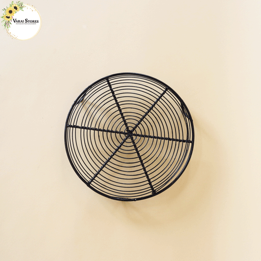 ROUND WIRE RACK - TYPE 2 (BLACK)