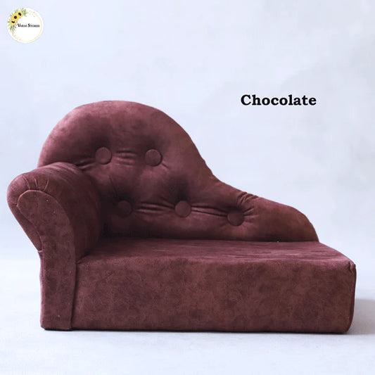 L SHAPE SOFA - CHOCOLATE