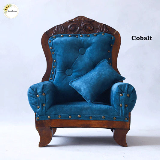 TEXTURE ROYAL SOFA - (COBALT)