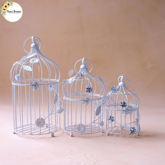 CAGE - SET OF 3  (TYPE 2  WHITE)