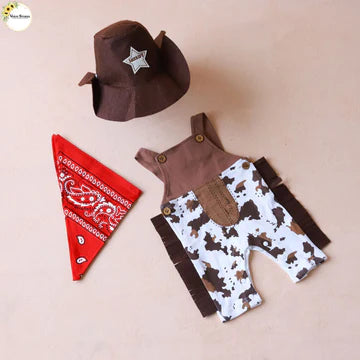 COW BOY OUTFIT - (6-9 MONTHS)