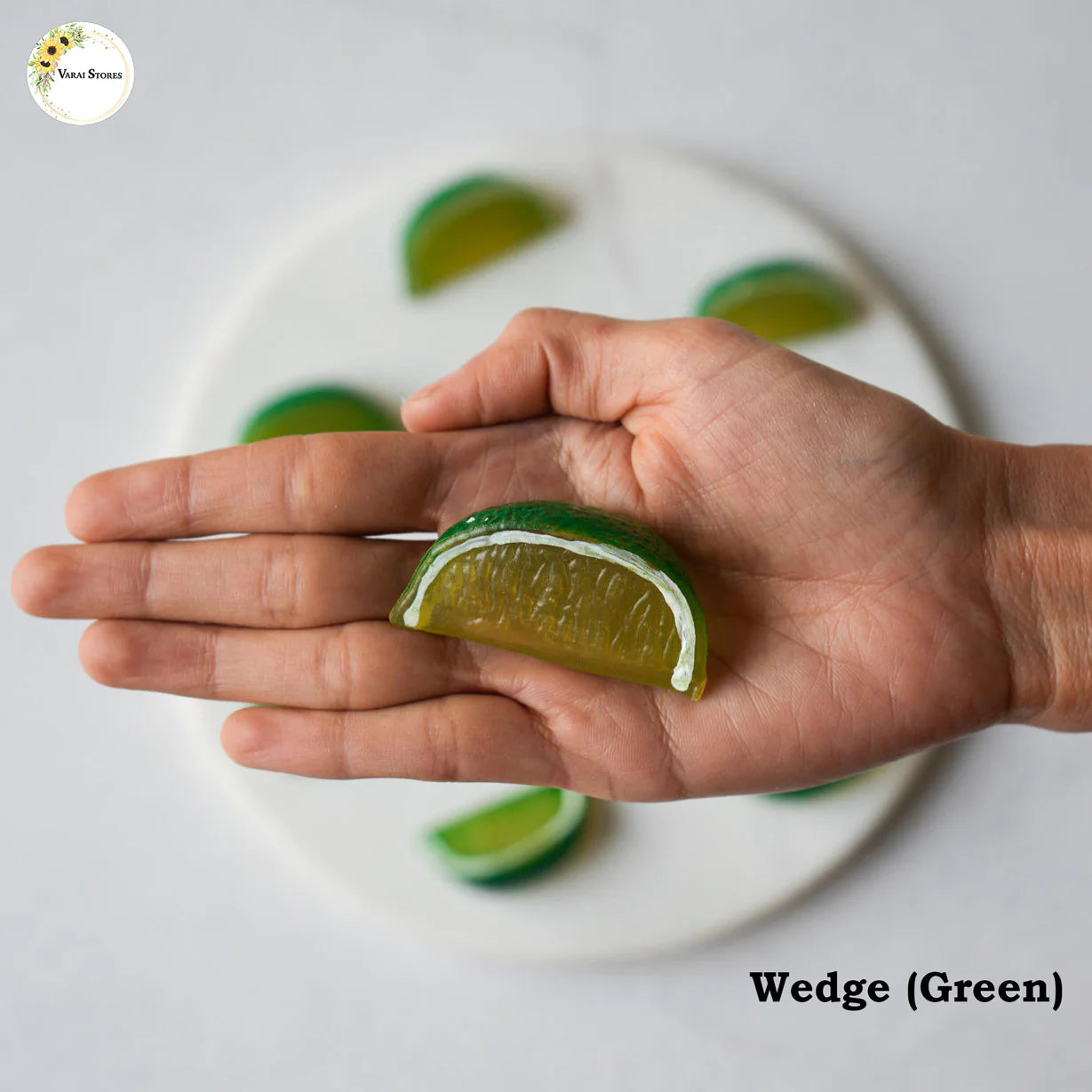 FRUIT WEDGES - GREEN (SET OF 6)