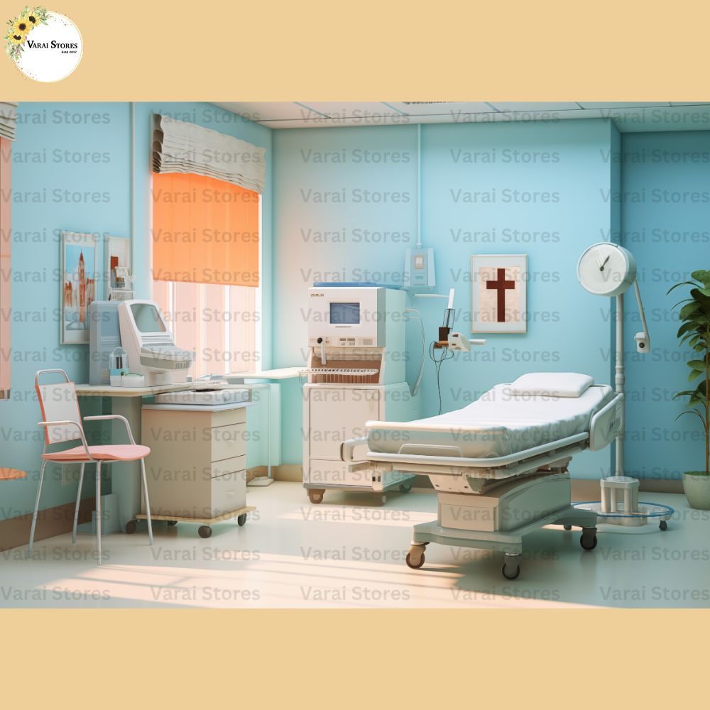 Doctor Room  -  5×7 Feet Fabric Printed Backdrop
