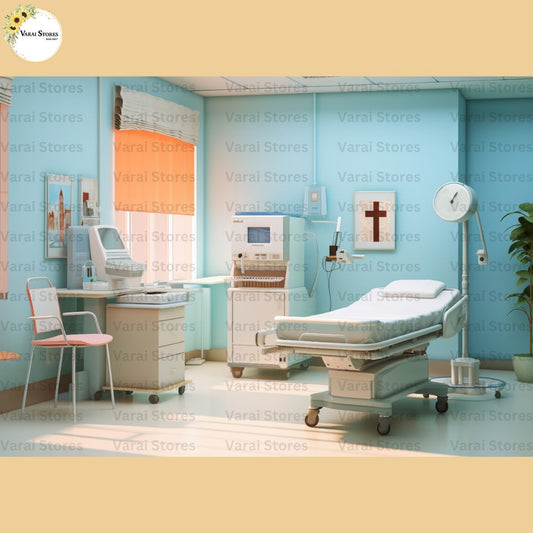 Doctor Room  -  5×7 Feet Fabric Printed Backdrop