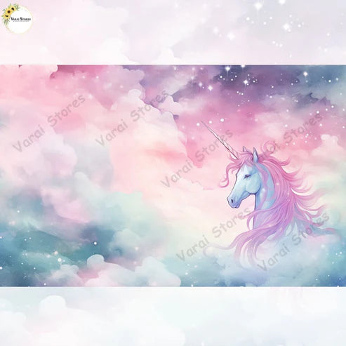 Unicorn Horse - Printed Baby Backdrop