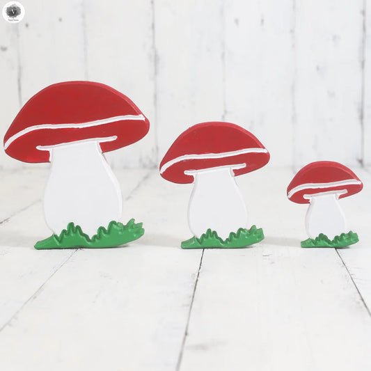 MUSHROOMS - SET OF 3