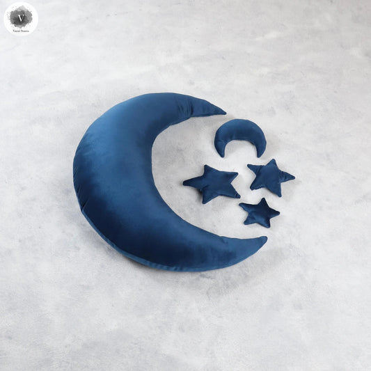 Moon Pillow - Blue