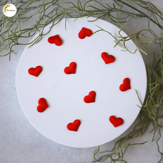 Little Heart - Red - Set of 10