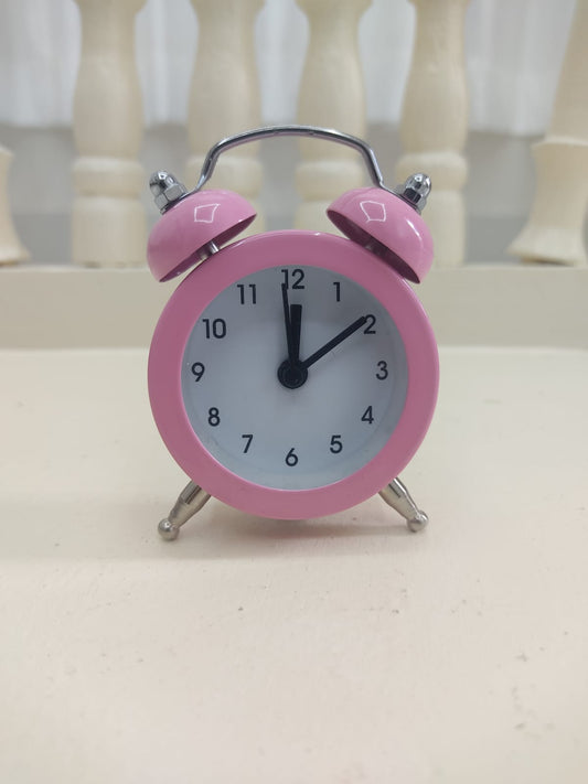 Mini Clock Pink