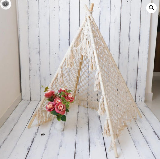 MACREME TEEPEE - 4 FEET